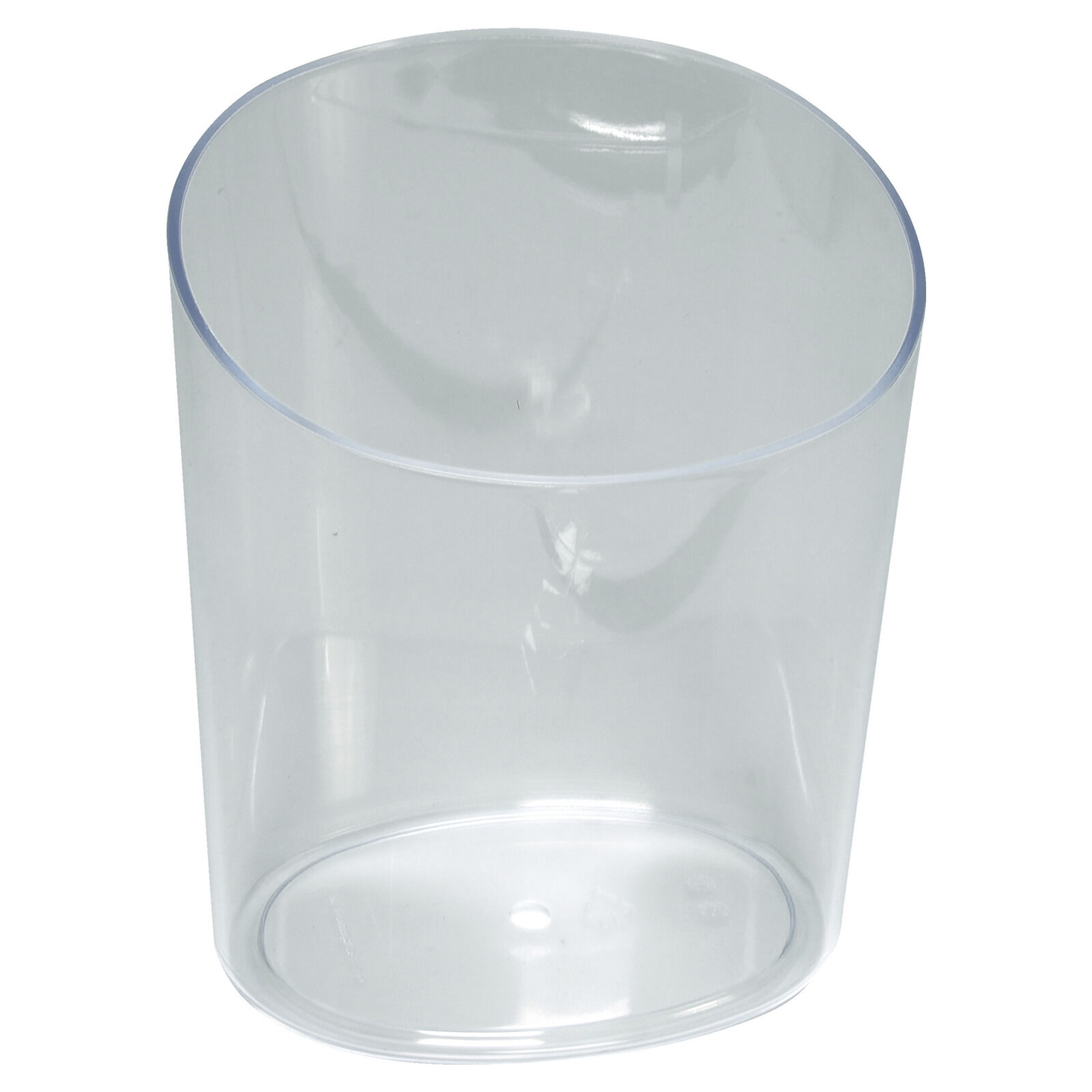 Kunststoff-Schütte Oval, glasklar Bild 2