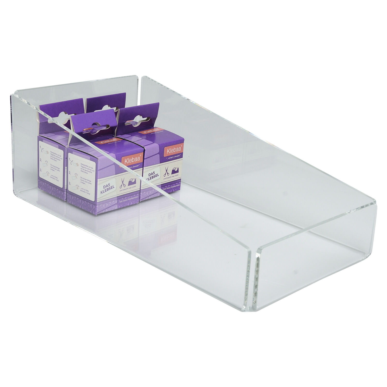 Produktbox aus Acryglas H 10,0 cm, B 16,0 cm, T 30,0 cm Bild 2