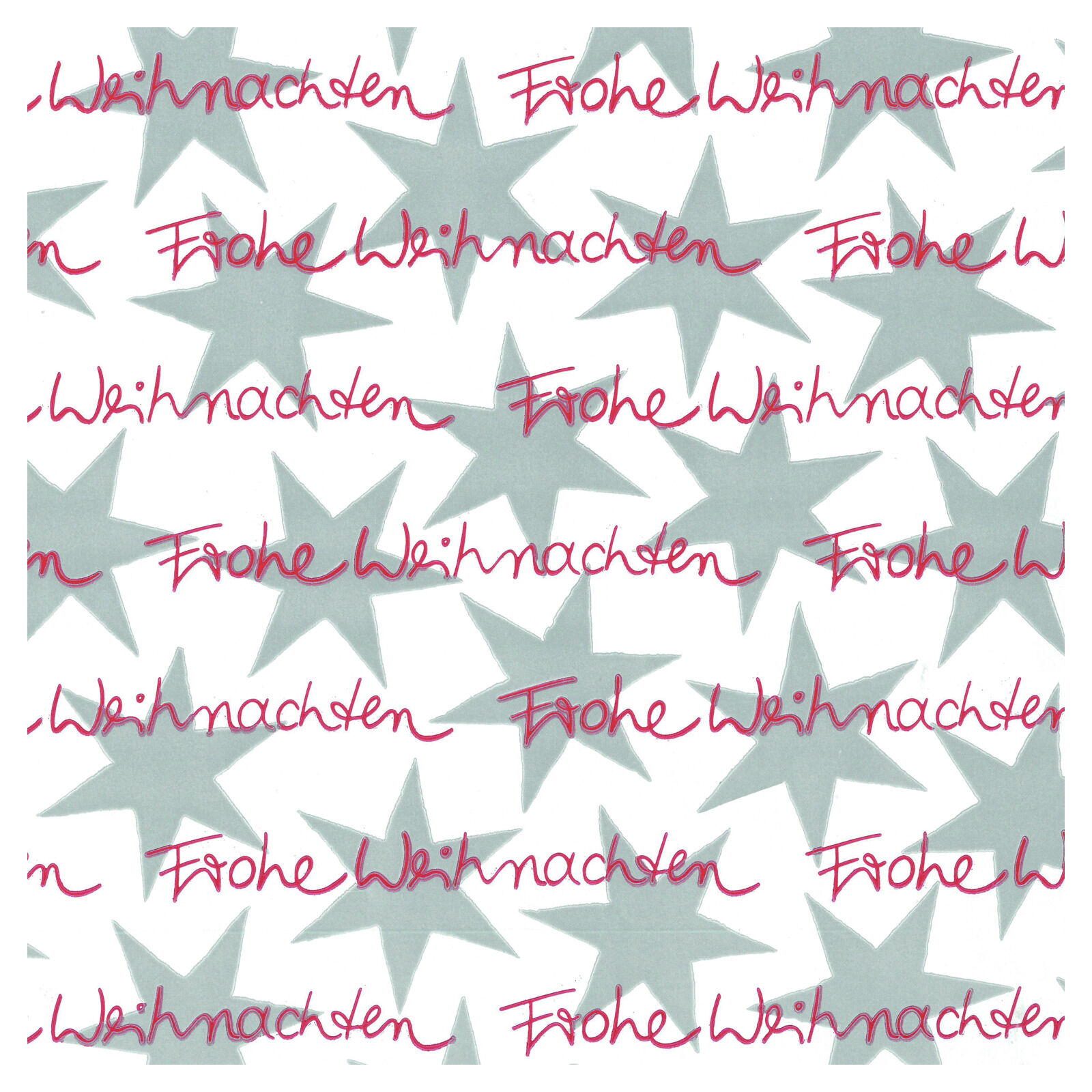 Geschenkpapier Motiv 85342 50cm/100m Frohe Weihnachten weiß