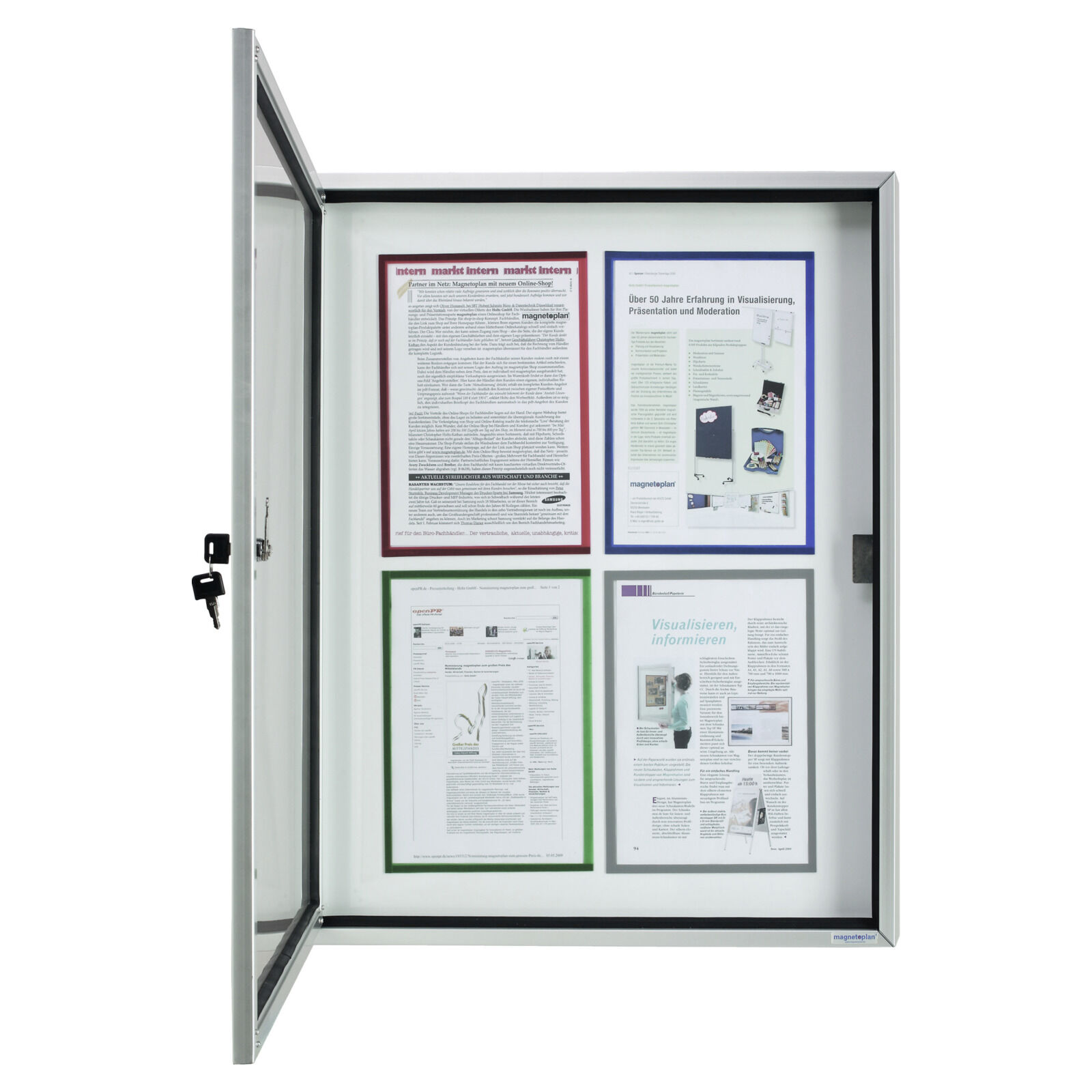 Infotasche, magnetisch DIN A3 - Plakathalter Info- & Werbeaufsteller