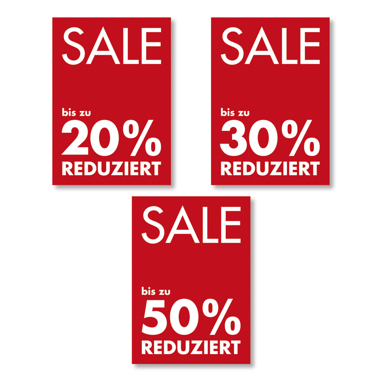 Werbeplakate SALE bis zu ...%