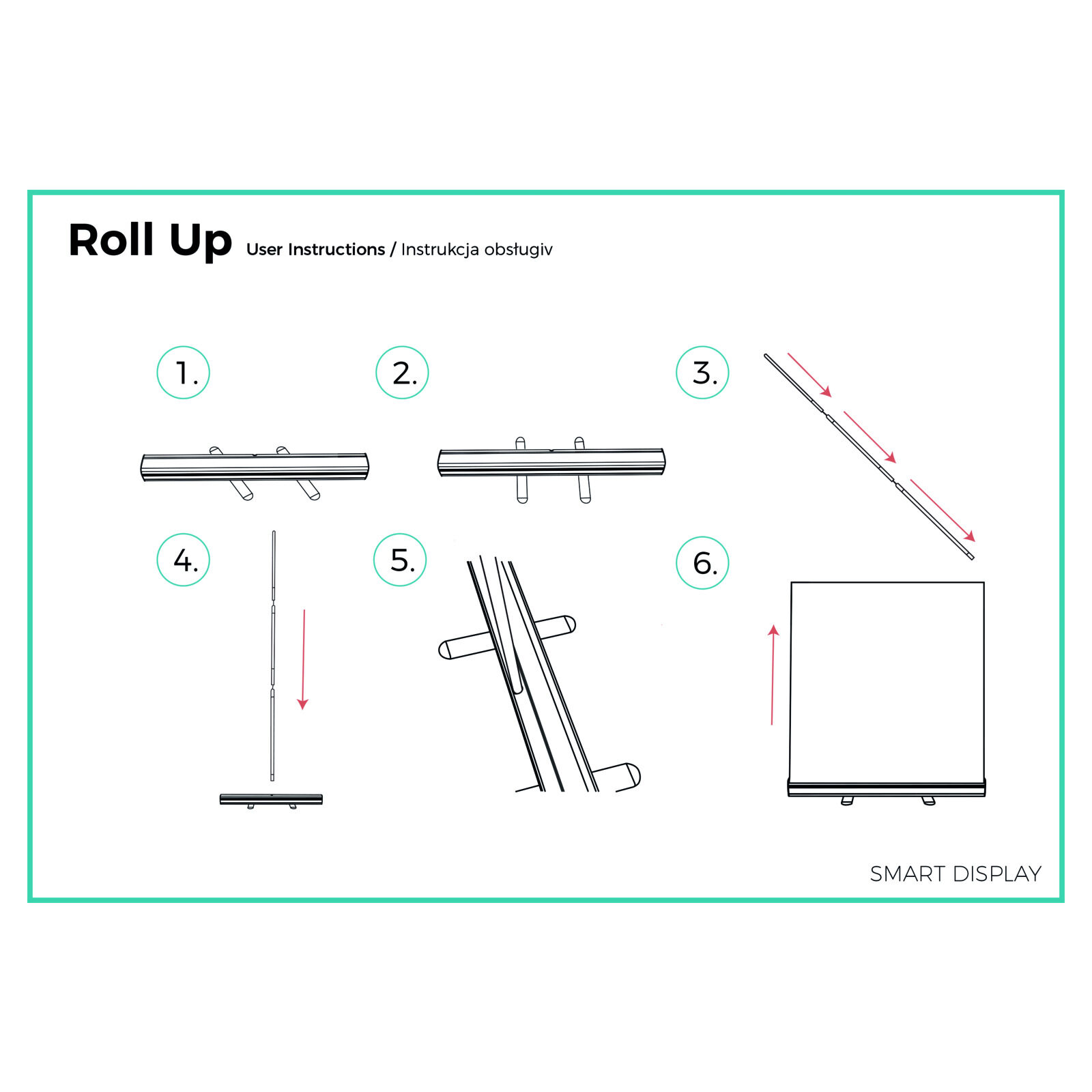 Mobiler Spuckschutz Roll-Up Basic Bild 2