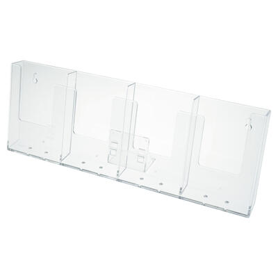 Wandprospekthalter 4xDIN A6, quer