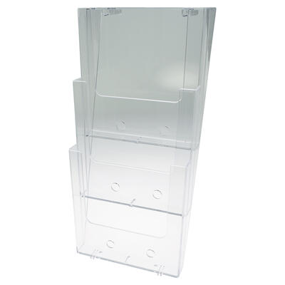 Wandprospekthalter 3xDIN A4 hoch