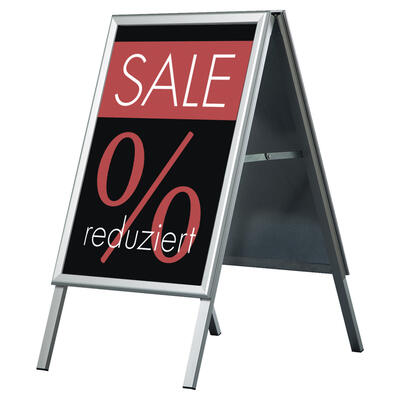 Werbeaufsteller Classic mit 2 Plakaten Sale %