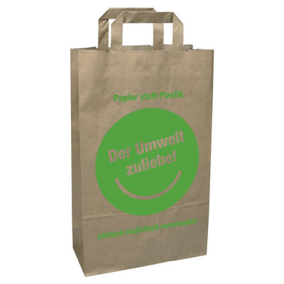 Papiertragetasche Natur Der Umwelt zuliebe
