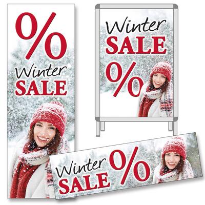 Deko-Sortiment Winter SALE %, 3-teilig