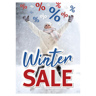 Plakat Winter SALE DIN A1