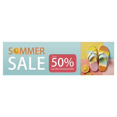 Ankleber Sommer Sale I, 100x30 cm