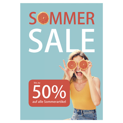 Plakat Sommer Sale II, DIN A1