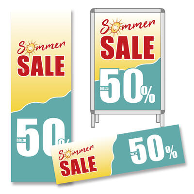 Deko-Sortiment Sommer Sale 50%
