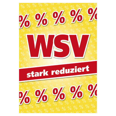 Plakat WSV stark reduziert DIN A1