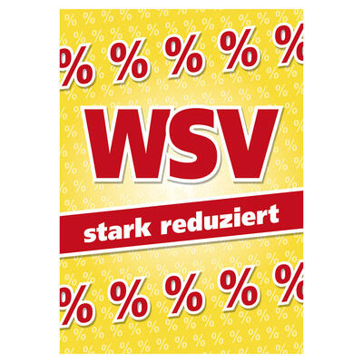 Plakat WSV stark reduziert DIN A1