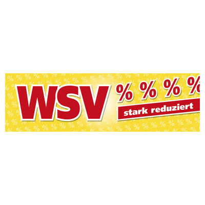 Papierplakat WSV stark reduziert 100x30 cm