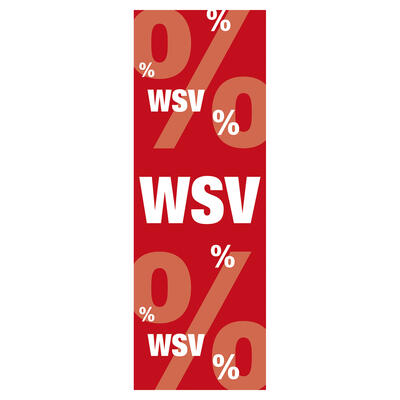 Langbahn WSV %, 48x138 cm