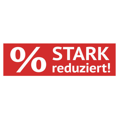 Aufkleber % Stark reduziert 99x30 cm