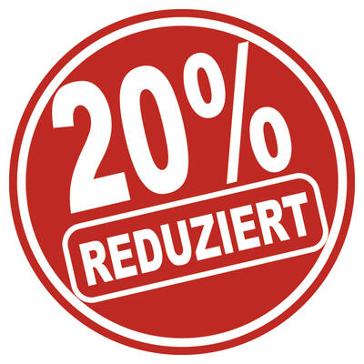 Runder Aufkleber REDUZIERT  32 cm