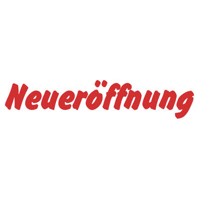 Papierplakat Neueröffnung