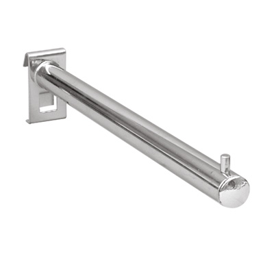 Abhngearm gerade fr Gitter, chrom, 25x315 mm