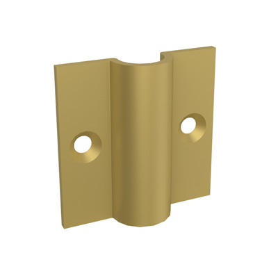 Wandbefestigung, gold, 40x9x40 mm
