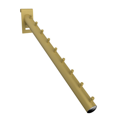 Abhngearm schrg fr Gitter, gold, 25x300x195 mm