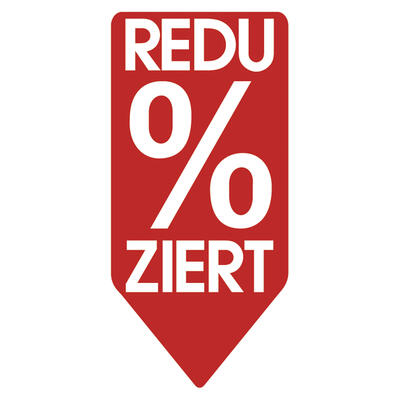 Pfeil-Display REDU % ZIERT
