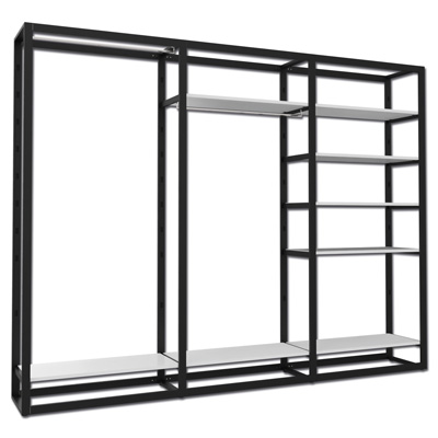 Ladenbausystem Venezia 8 FB 2 TS, Breite 320 cm