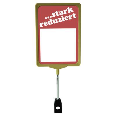 Plakatrahmen DIN A4, mit Rundrohrhalter