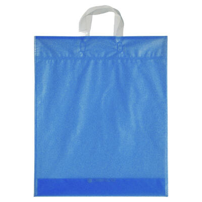 Schlaufentasche Neon pacificblue 38x45+5 cm