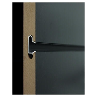 Einschubprofile 1020 mm, Schwarz eloxiert