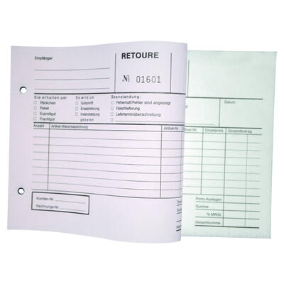 Retouren-Block DIN A5
