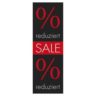 Dekofahne Sale% reduziert 60x180cm mit Hohlsaum