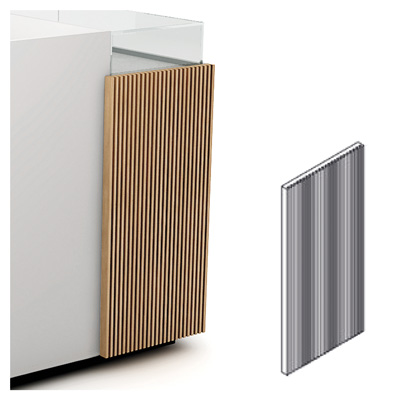 Frontpaneel fr Counter Zero, 40x84 cm