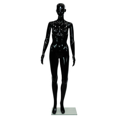Schaufensterfigur ROBOT Female, schwarz glnzend