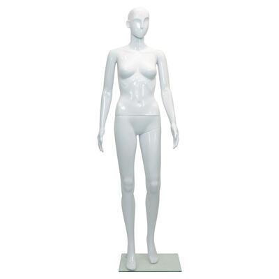 Schaufensterfigur ROBOT Female, wei glnzend