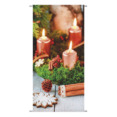 Set Display Polyester-Banner Advent