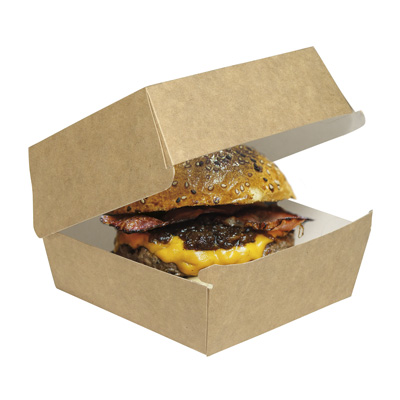 Food-Box braun, 11x11x8cm, VE 75 Stck