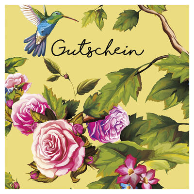 12 Gutscheinfaltkarten Any Time Blumen 10425