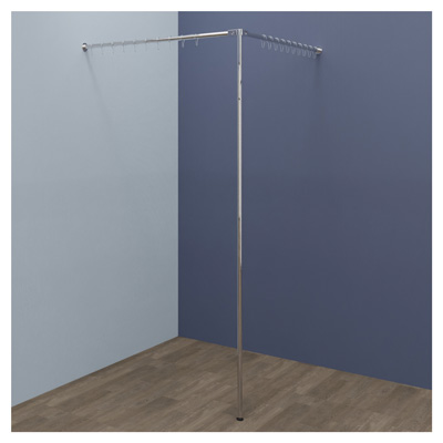 Eck-Umkleidekabine 100x100x200 cm