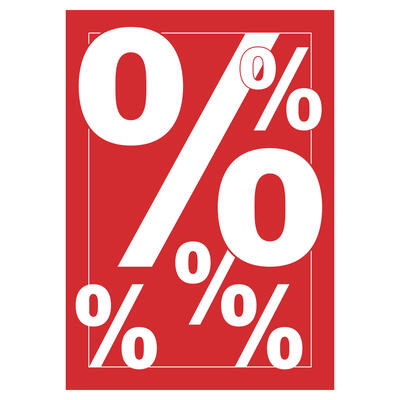 Plakat %%%%%-Zeichen DIN A1
