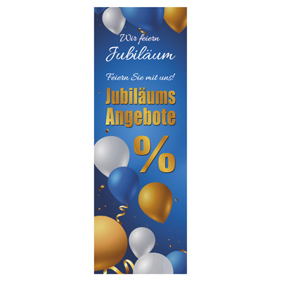 Langbahn Jubilums Angebote, 48x138 cm