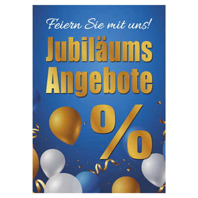 Plakat Jublums Angebote, DIN A1