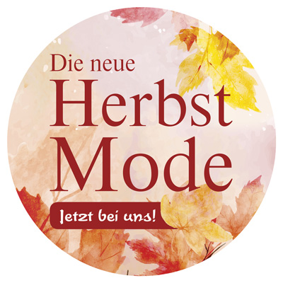 Ankleber Die neue Herbst-Mode 1,  32 cm