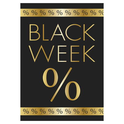 Plakat Black Week %