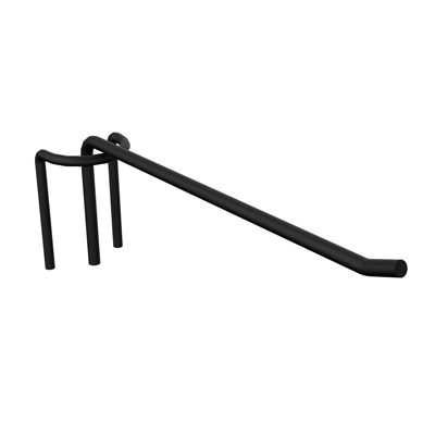 Einzelhaken fr Gitter, schwarz matt