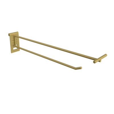 Einzelhaken fr Gitter mit Oberstab, gold