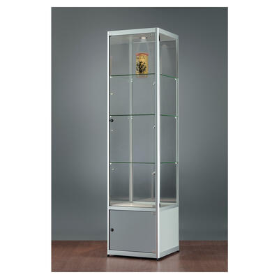 Ausstellungsvitrine Protection, 50 cm mit Unterschrank