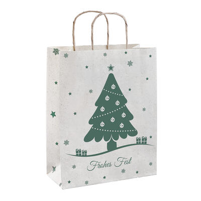 Graspapiertasche Weihnachtsbaum
