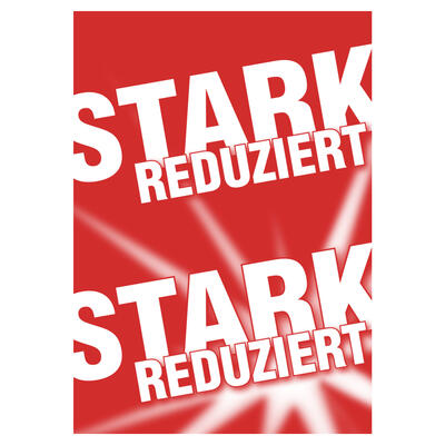 Plakat Stern stark reduziert