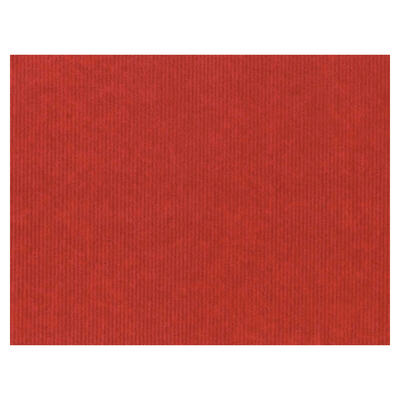 Uni-Geschenkpapier Kraft braun gerippt, rot